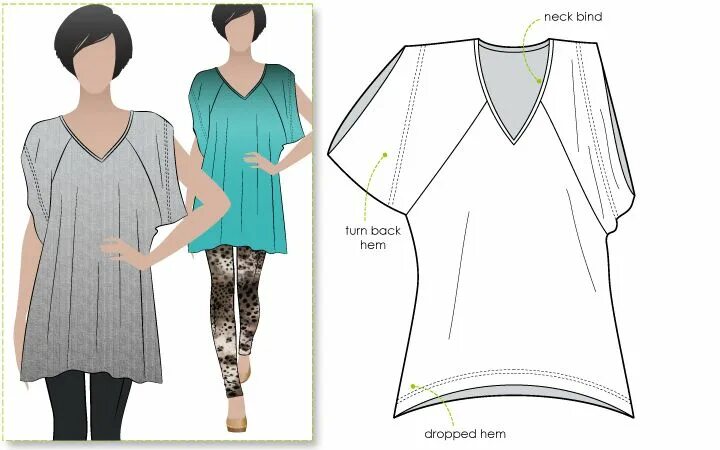 Простые выкройки для полных своими руками Tilda Tunic / Top Sewing blouses, Tunic pattern, Top sewing pattern