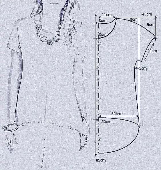 Простые выкройки готовые бесплатно Пин от пользователя Elisa Ciarla на доске cucito Выкройки, Модели рубашки, Пошив
