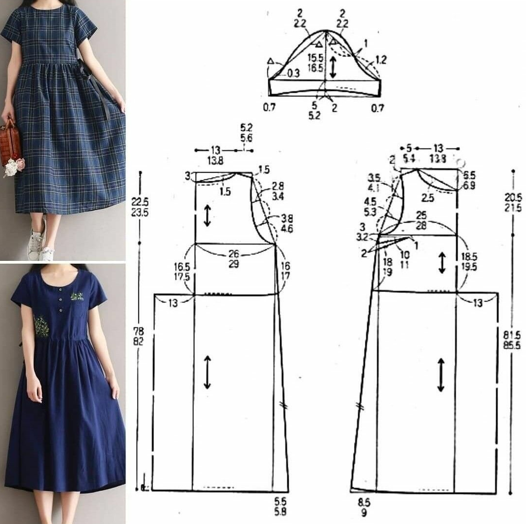 Простые выкройки женского платья Бохо - элегантные макси-платья со сборками и принтом Рукодельный причал Дзен