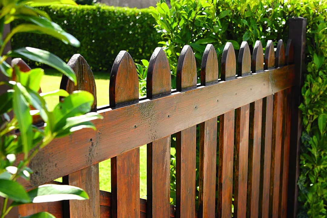 Простые заборы фото All About Exterior Stain Garden fence panels, Backyard fences, Wood fence