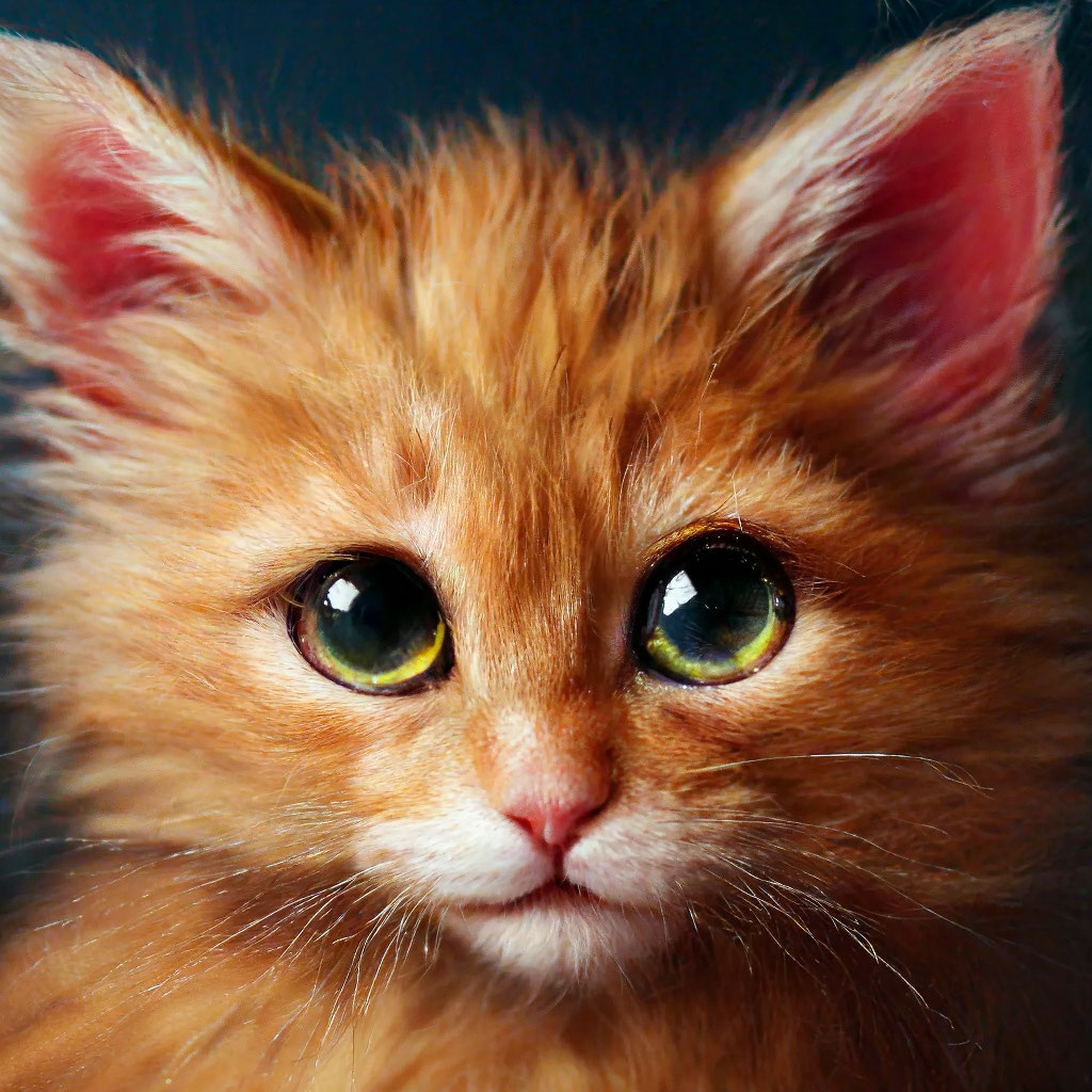 Просящие глаза фото "Huge begging eyes of a kitten close-." - image created in Shedevrum