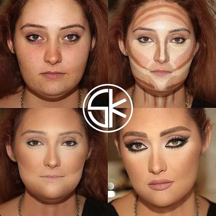 Процедура макияжа Te impresionarán estas imágenes que muestran cómo cambia el rostro con maquillaj