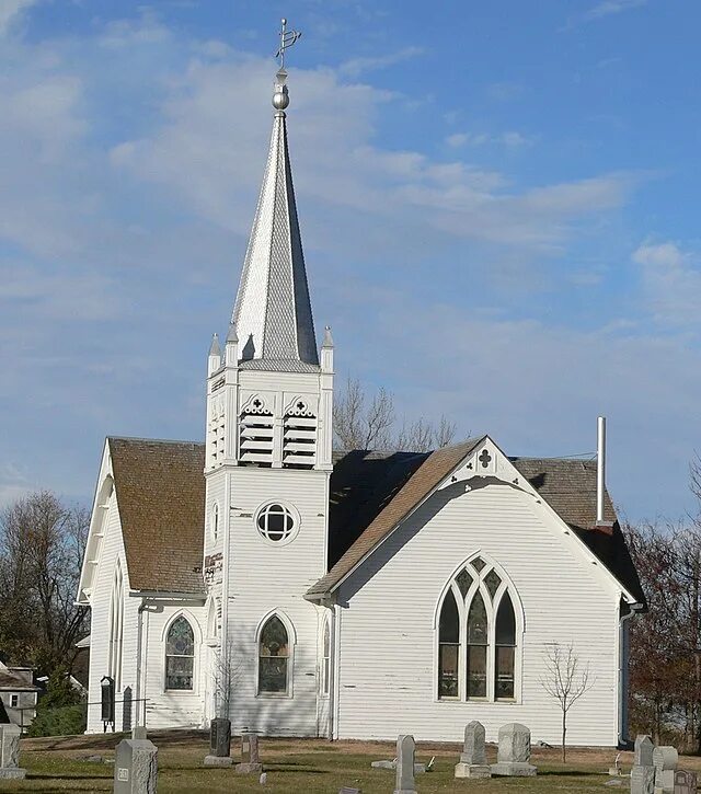 Протестантская церковь фото Salem Swedish Methodist Episcopal Church - Wikipedia