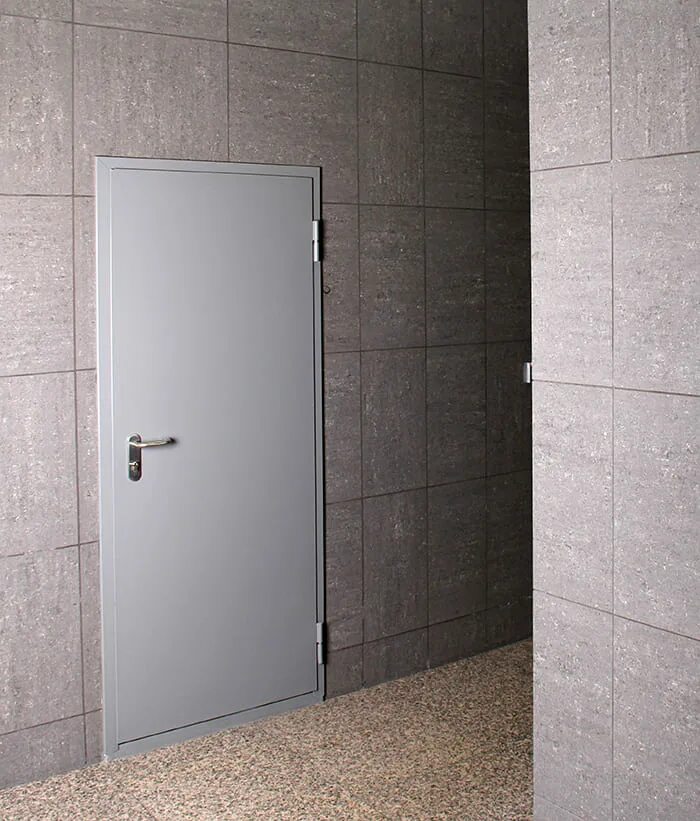 Противопожарные двери фото Купить Дверь противопожарная однопольная ДПМ-01/60К (охватывающая коробка) в Мос