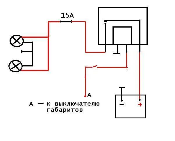 Противотуманки схема подключения ваз Как подключить и установить противотуманки на ВАЗ-2110