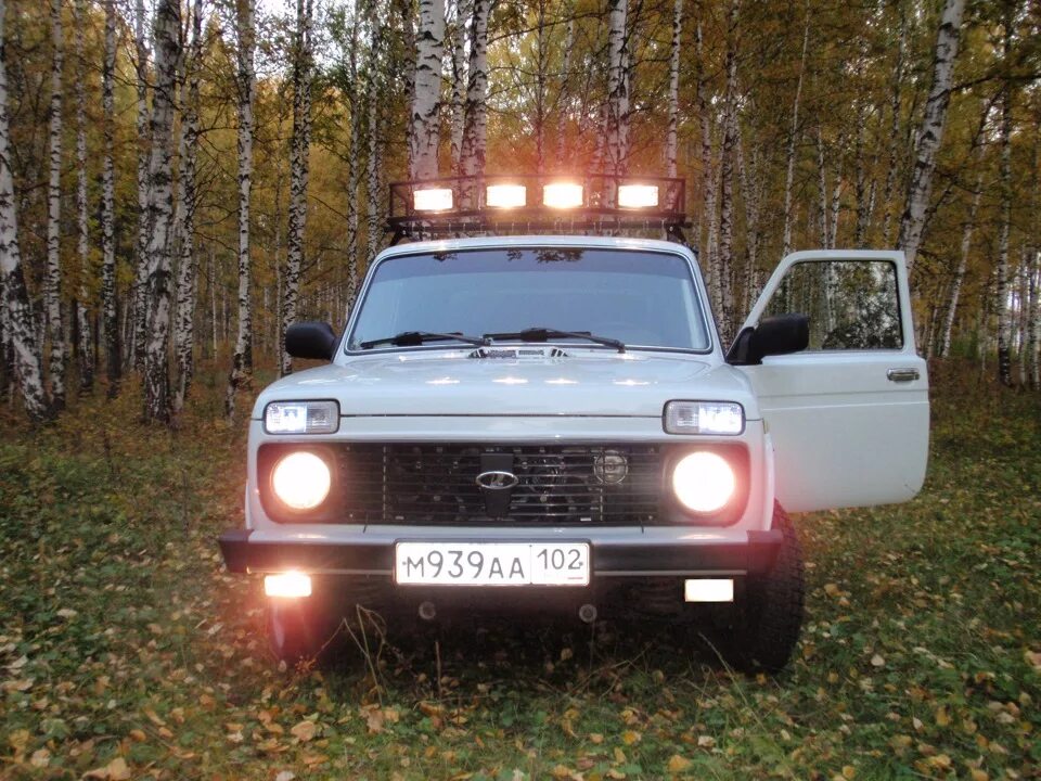 Противотуманные фары нива фото Люстра - Lada 4x4 3D, 1,7 л, 2013 года электроника DRIVE2