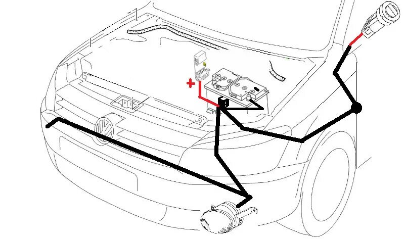 Противотуманные фары поло седан подключение Установка ПТФ+ДХО фирмы DEPO - Volkswagen Polo Sedan, 1,6 л, 2017 года электрони