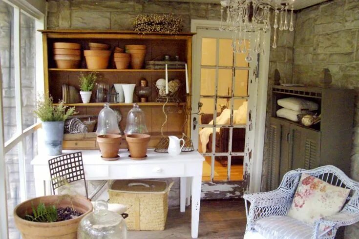 Прованс дача фото Rooms Viewer HGTV Shabby chic garden, Shabby chic porch, Shabby chic homes