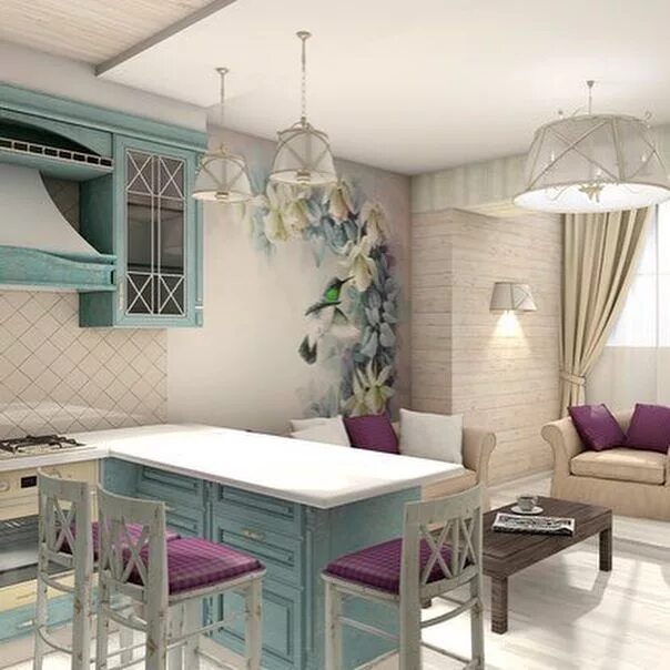 Прованс в интерьере фото кухни гостиной Календарная весна уже за окном, поэтому мы решили предоставить вам 5 предметов д