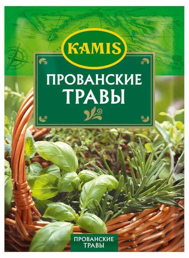 Прованские травы фото Купить Смесь приправ Kamis Прованские травы, 10 г (695297) в интернет-магазине А