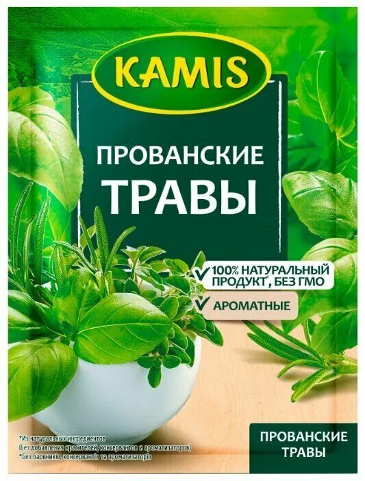 Прованские травы фото Характеристики КАМИС прованские травы, 10 г *25 шт., подробное описание товара. 