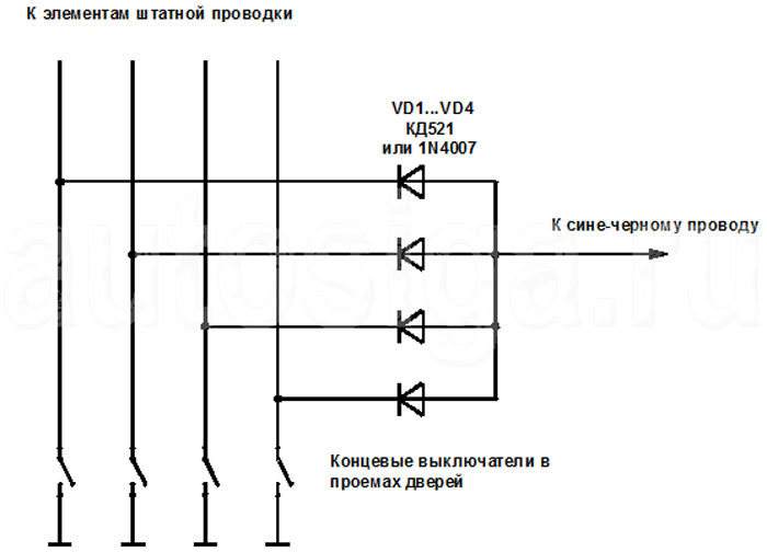 Установка сигнализации Starline E91 2can - Opel Astra H, 1,6 л, 2010 года аксесс