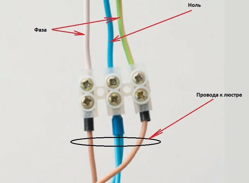 Провод 3 цвета как подключить подключить Как подключить люстру, если все провода одного цвета