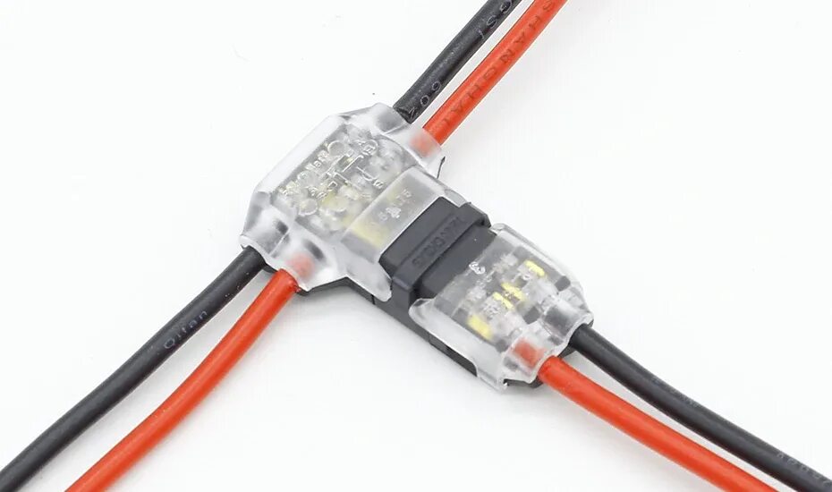 Провод для подключения 12 вольт 5Pcs/lot 2 Pin 2 Way 300v 10a Universal Compact Wire Wiring Connector T SHAPE Co