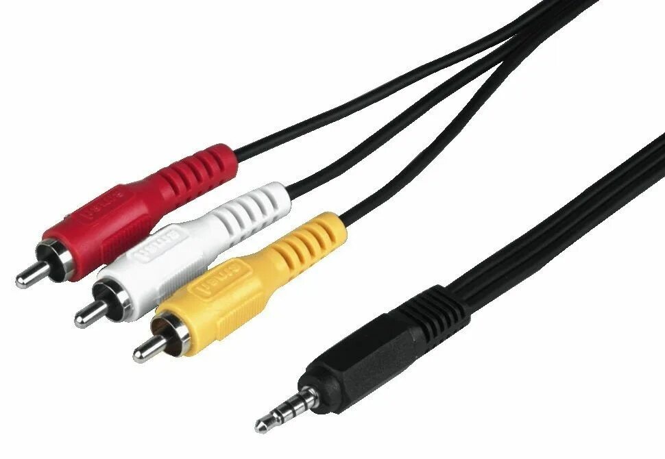 Провод для подключения 5.1 Кабель 3.5 мм PROCABLE-AV jack - 3 rca - купить по низкой цене в интернет-магази