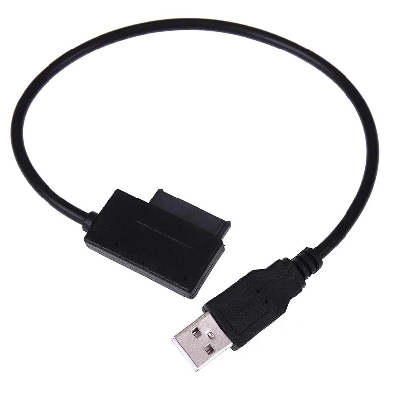 Провод для подключения дисковода Usb К 7 + 6 13pin Тонкий Sata/ide Cd Dvd Rom Оптический Привод Кабель Адаптер Дл