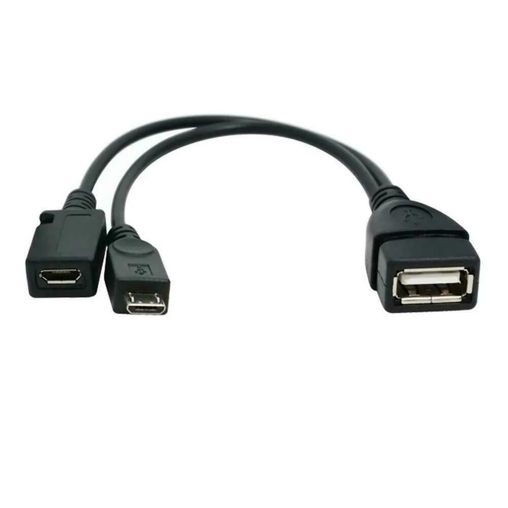 Провод для подключения флешки Кабель OTG адаптера USB-порта для Fire TV 3 Gen N3Z8 или 2-го Fire Stick F1H1 ку