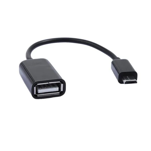 Провод для подключения флешки Переходник USB OTG micro USB Samsung (Color Black) - купить с доставкой по выгод