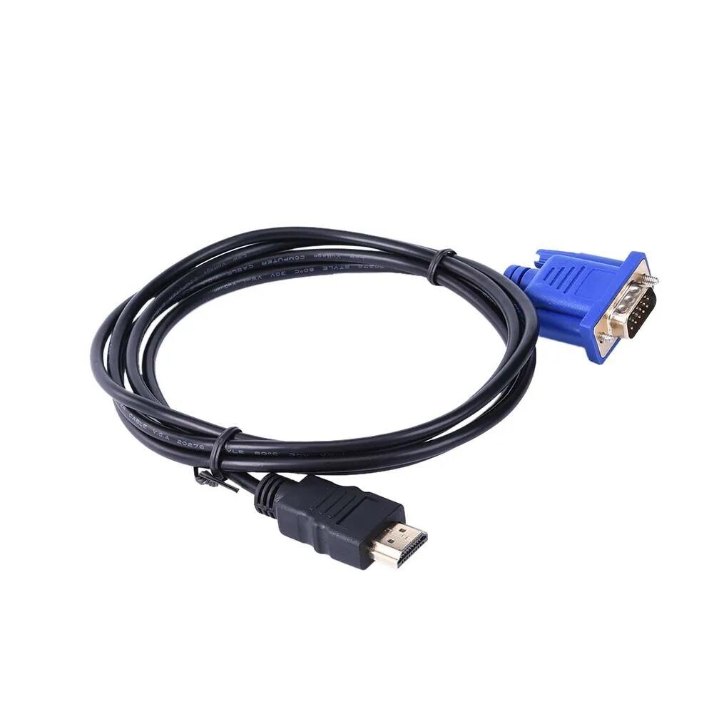 Провод для подключения монитора Кабель-преобразователь HDMI-VGA HD, 1,8 м AliExpress