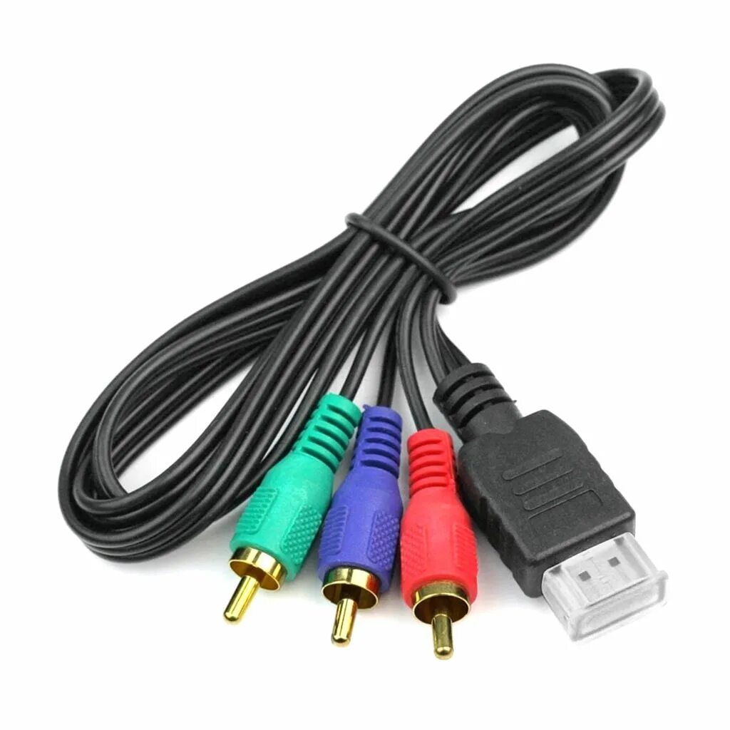 Провод для подключения приставки тв 1 м HDMI-совместимый с RCA видео-аудиокабель 1080P 3 AV-шнур-адаптер-конвертер д