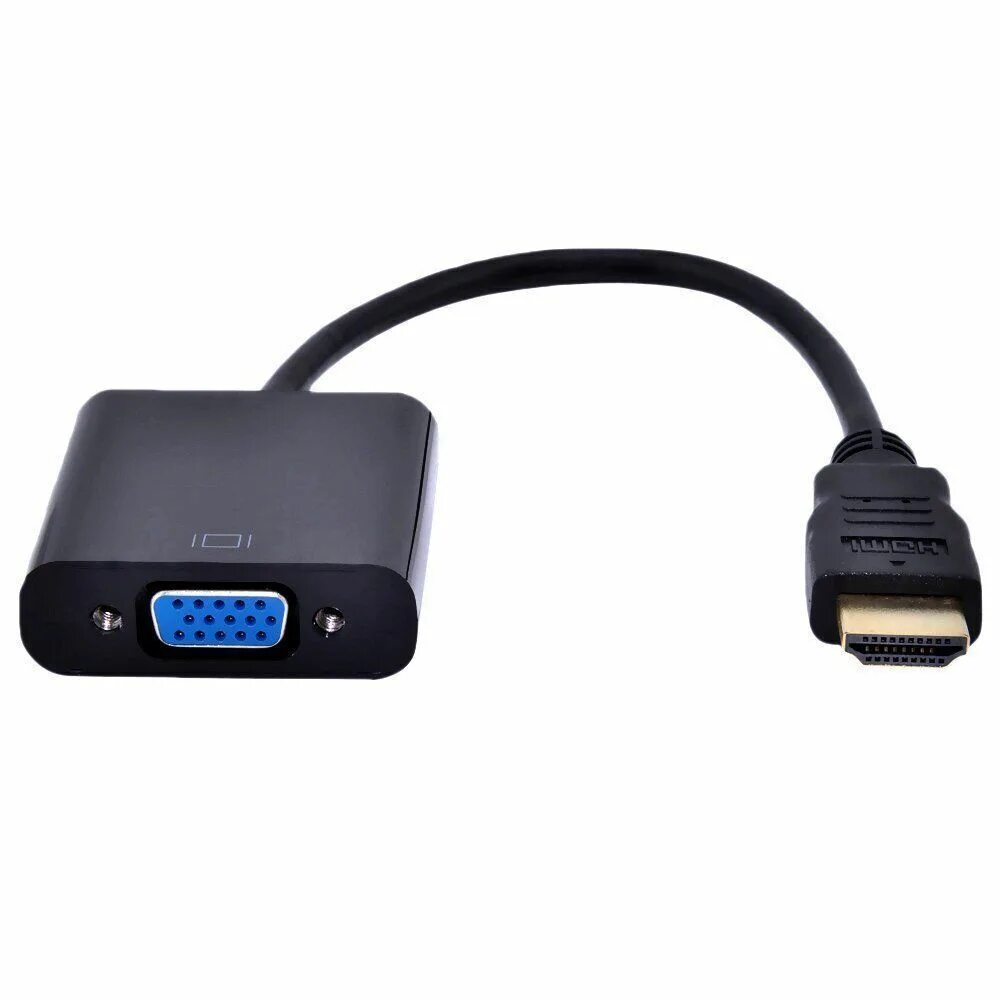 Провод для подключения проектора Адаптер переходник HDMI (M) на VGA (F) 20см - купить с доставкой по выгодным цен