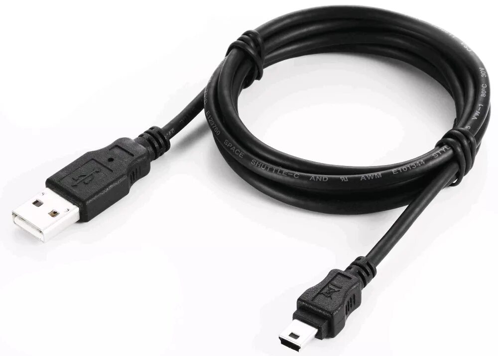 Провод для подключения телефона к машине Кабель USB to Mini USB - 1.0м