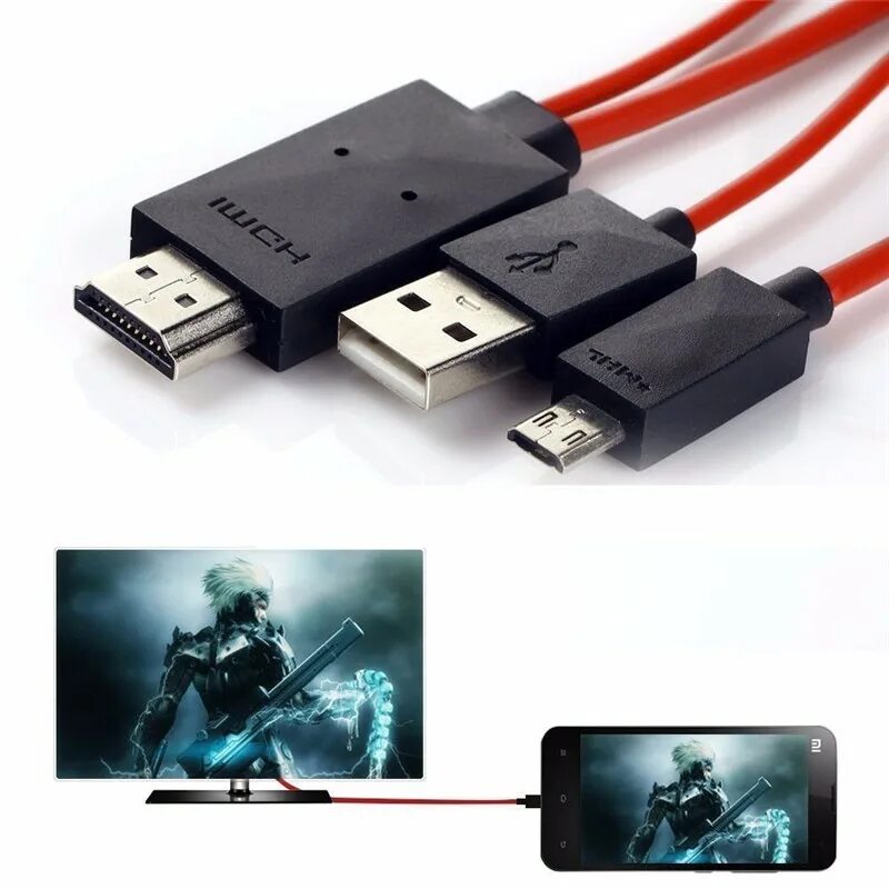 Провод для подключения телефона к телевизору Купить АДАПТЕР MHL Micro USB HDMI TV Кабель FullHD вер.BOX: отзывы, фото и харак