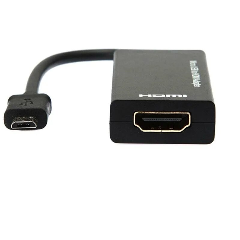 Cable Assmann AK-300307-010-S (Micro USB - HDMI ; 1 m; black color) - Кабели - P