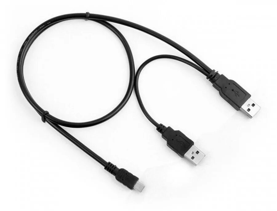 Провод для подключения видео 60cm 5-Pin Mini B USB Cable for External HDDs