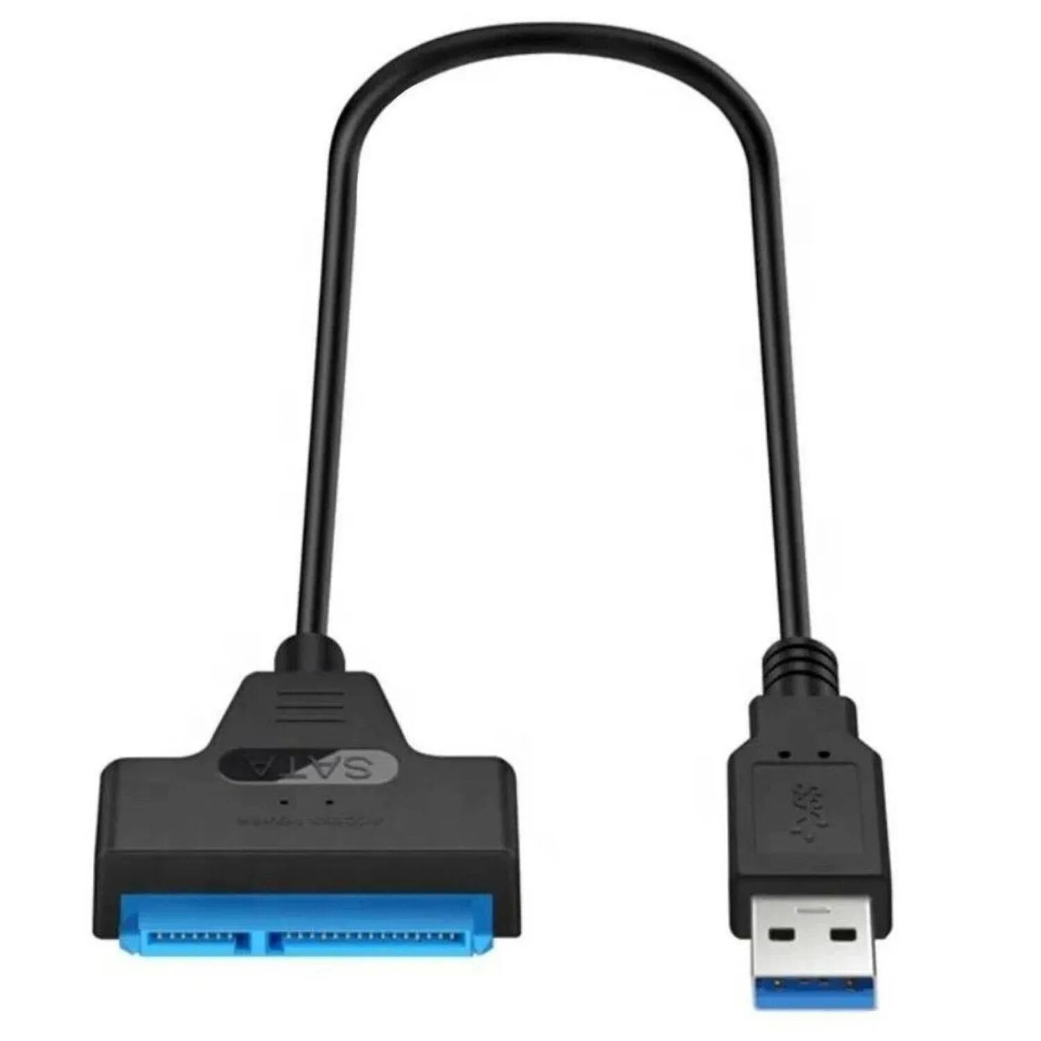 Кабель SATA 3-USB 3,0 под прямым углом 90 градусов, 5 Гбит/с для 2,5 "HDD/SSD AT