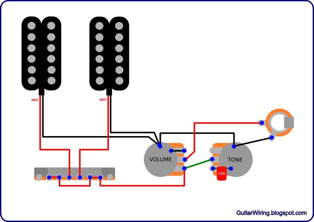 Провод для распайки гитары Guitar Wiring Diagrams 2 Pickups Guitar tech, Semi acoustic guitar, Guitar picku