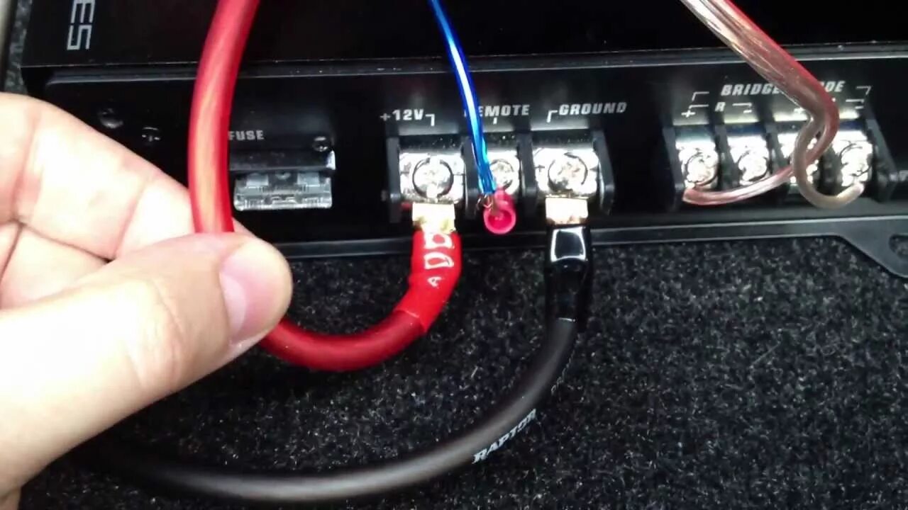 Провод подключения сабвуфера к магнитоле How to Install Subwoofer and Amp In Any Lexus Car Audio Power - YouTube