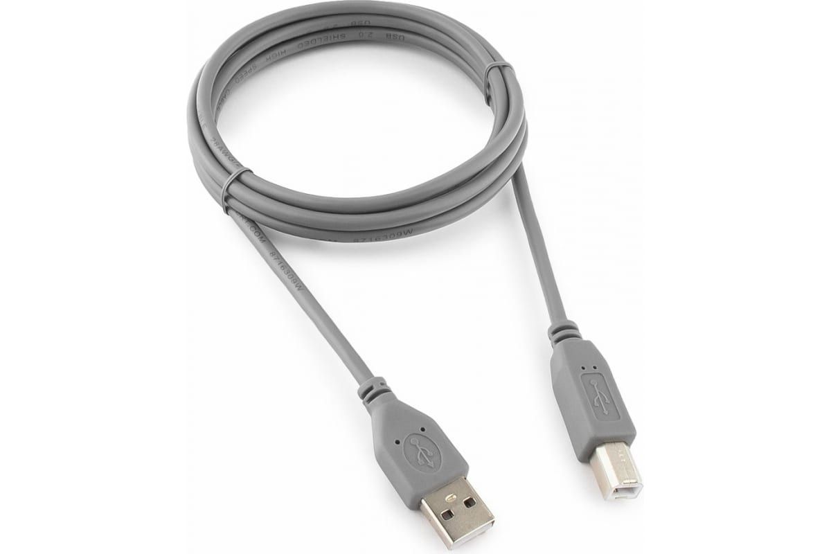 Провод usb для подключения принтера Кабель Cablexpert CCP-USB2-AMBM-6G USB 2.0 (am) - USB 2.0 (bm) - купить в 05.Ru,