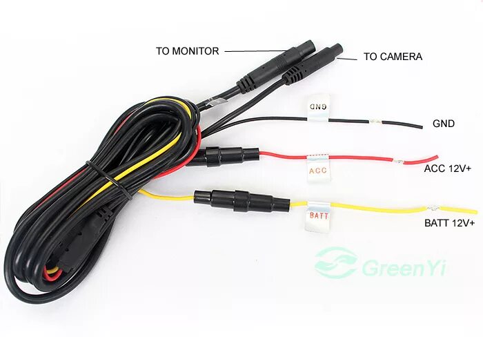 Провода для подключения камеры заднего вида Купить Автомобильный видеорегистратор Кронштейн двойной объектив зеркало заднего