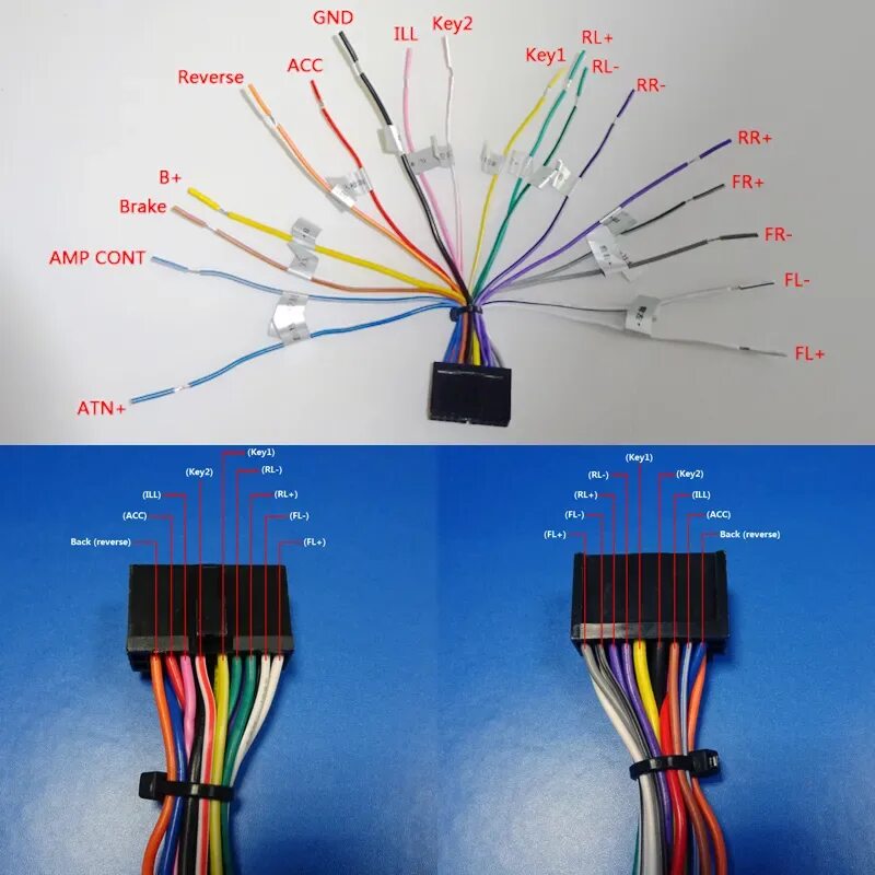 Провода для подключения магнитолы андроид Приложение color магнитолы ts7: найдено 89 картинок