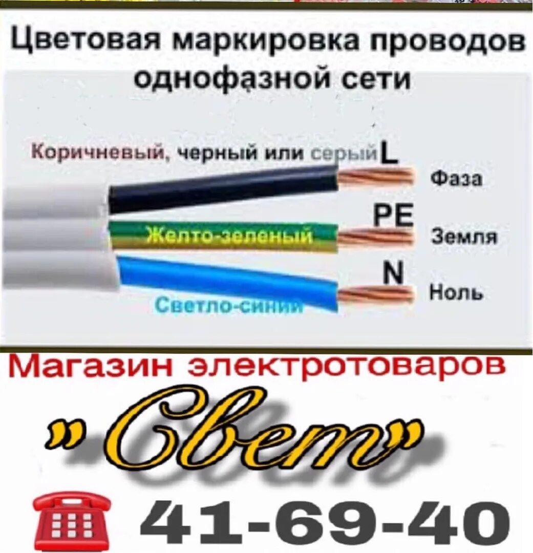 Провода электрика цвета как подключить Цвета проводов в электрике l n