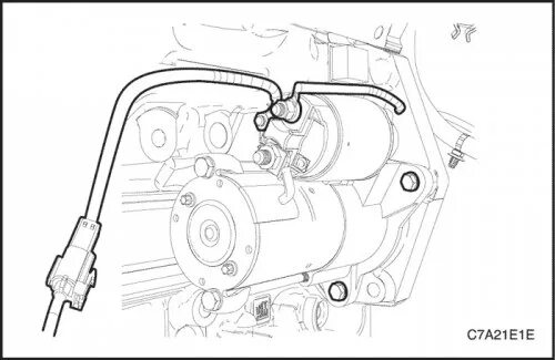 Провода как подключен стартер шевроле авео Removal and installation of a starter (Chevrolet Captiva 1 2006-2018: Engine HFV