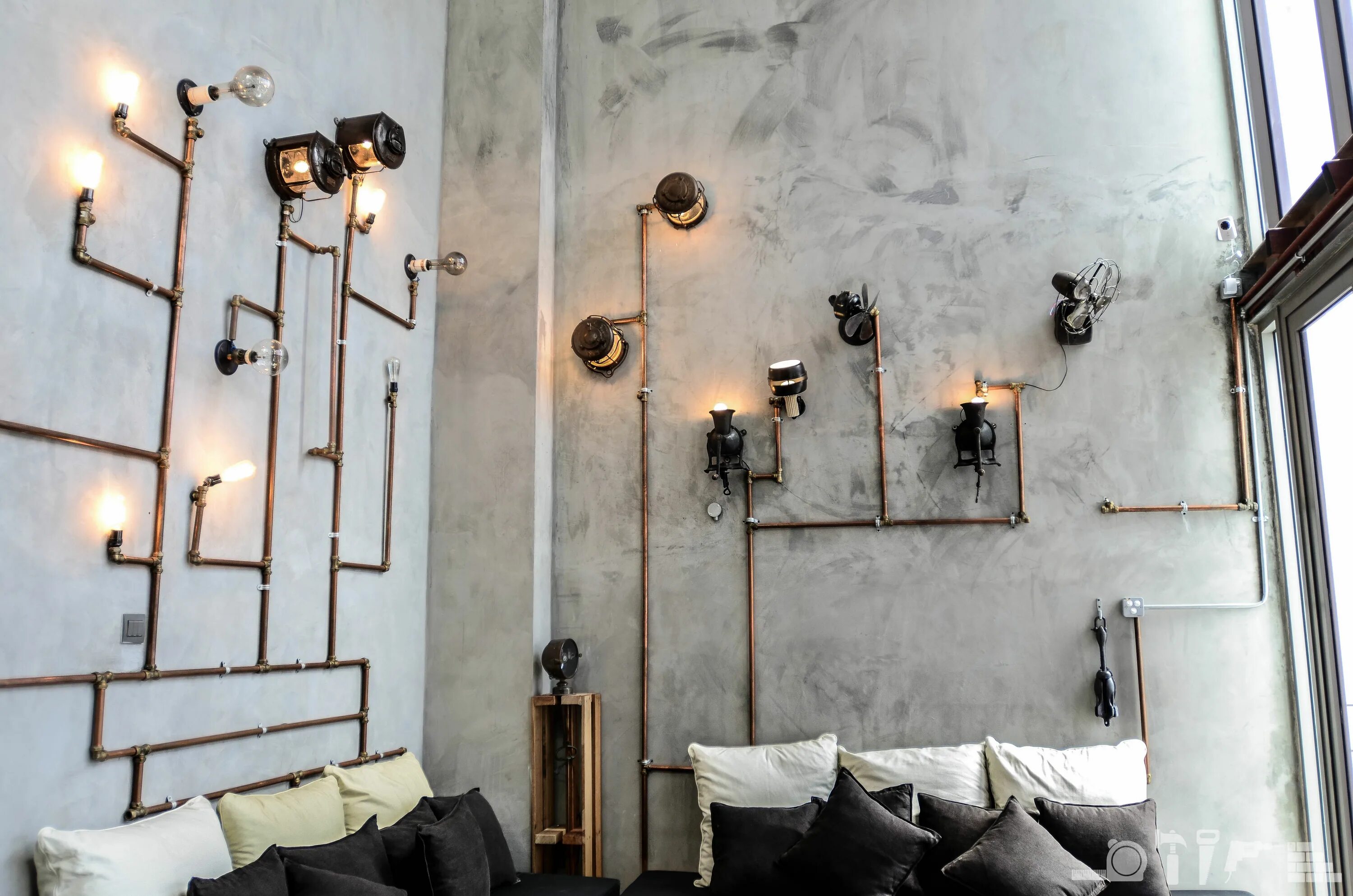 Провода в стиле лофт The Engine Room, Bangsar South Loft design, Inspired living, House design