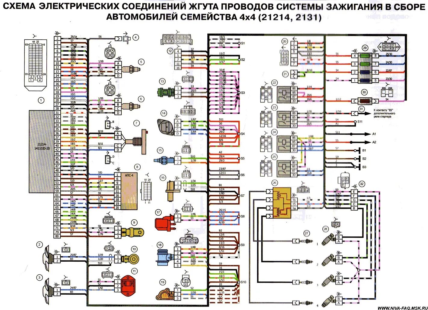 Проводка 2121 схема Ищу схемы - Lada 2131, 1,7 л, 2010 года другое DRIVE2