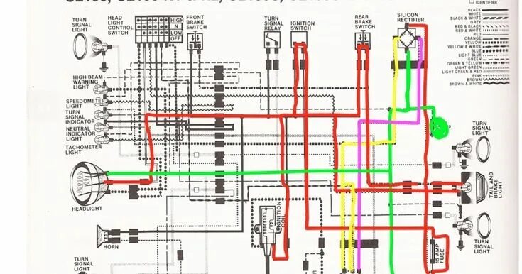 Проводка дио 27 схема Honda Cb360 Wiring Diagram Wiring Diagram Third Level Cb550 Wiring Diagram Honda