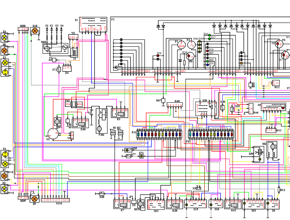 Проводка газель 402 схема Проводка к электрокорректору - ГАЗ 3110, 2,5 л, 1998 года аксессуары DRIVE2