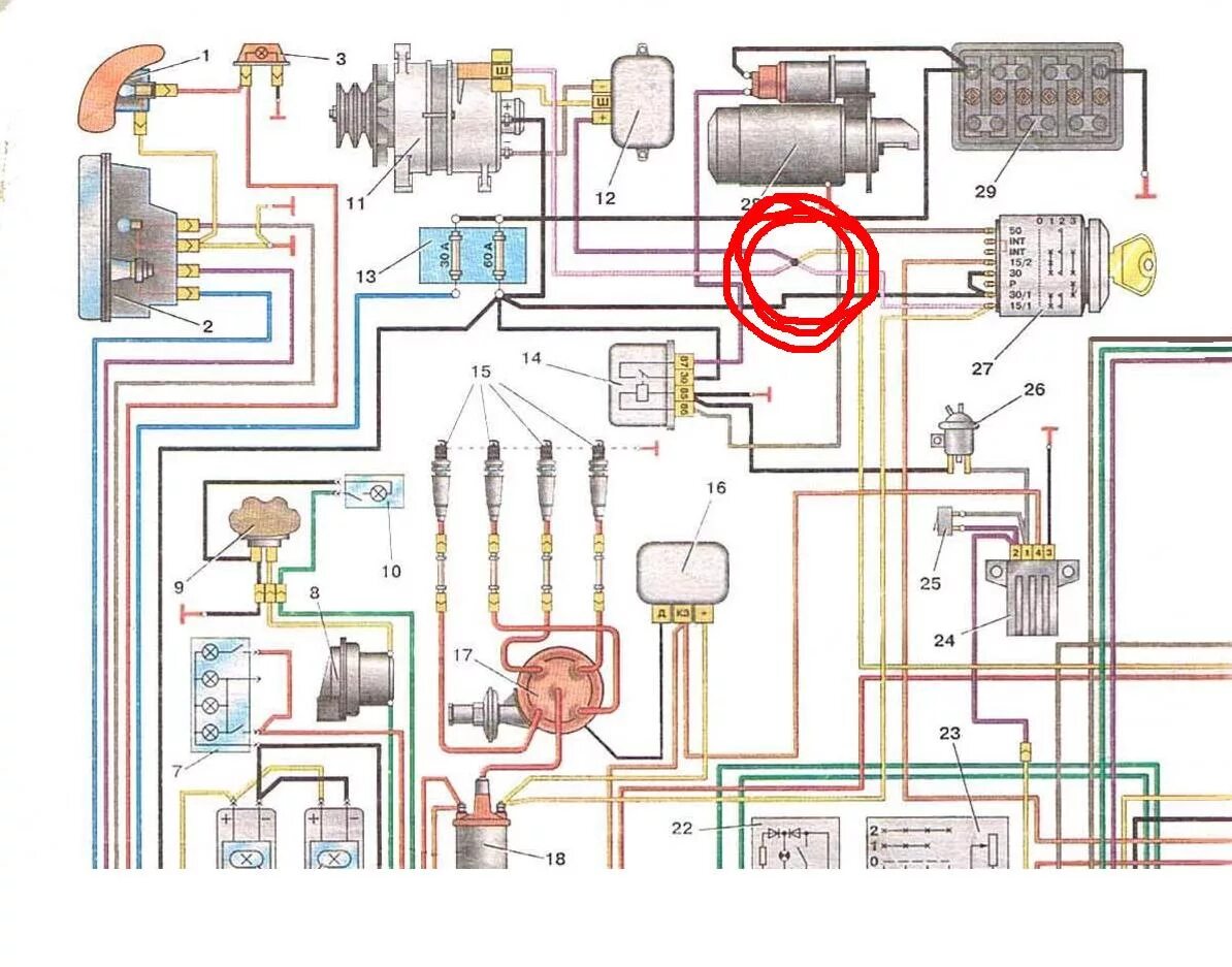 Проводка газель 402 схема Вопрос по проводке 402 двигателя. - Сообщество "Ретро-автомобили СССР" на DRIVE2