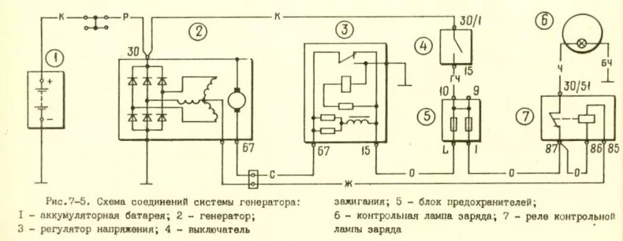 Проводка генератора нива схема Подключение генераторов типа 21213 в ВАЗ-2121 (старая Нива). - Страница 2 - НИВА