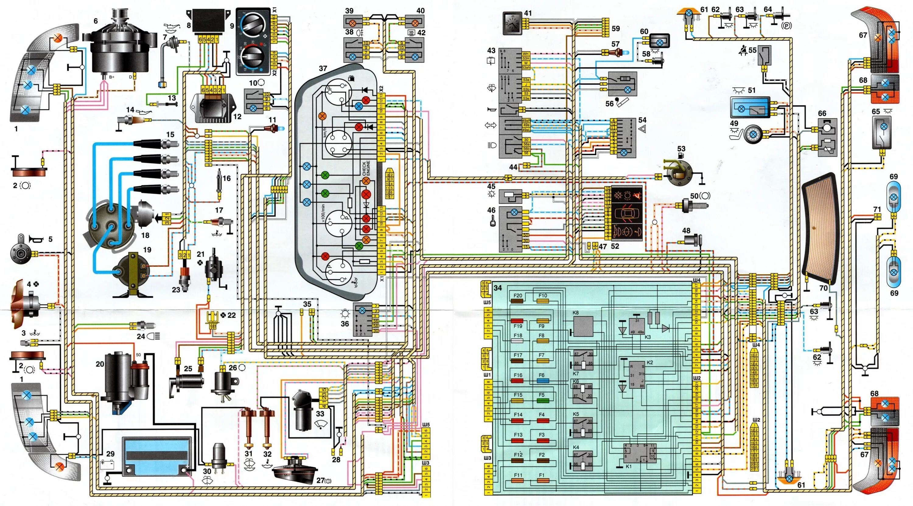 Проводка инжектора 2115 схема S-Pb.Chipdiagnost.Диагностика двигателя, чип-тюнинг автомобилей и зап.части для 