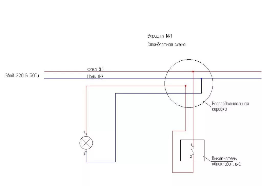 Проводка лампочка выключатель розетка схема Как подключить несколько розеток от одного кабеля - строительство и ремонт