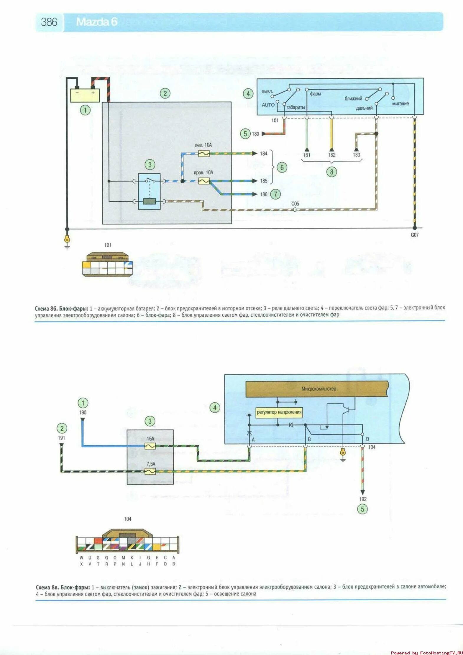 Проводка мазда 6 gg схема Электрическая схема автомобиля Mazda 6 - схема электрооборудования НашеАвто