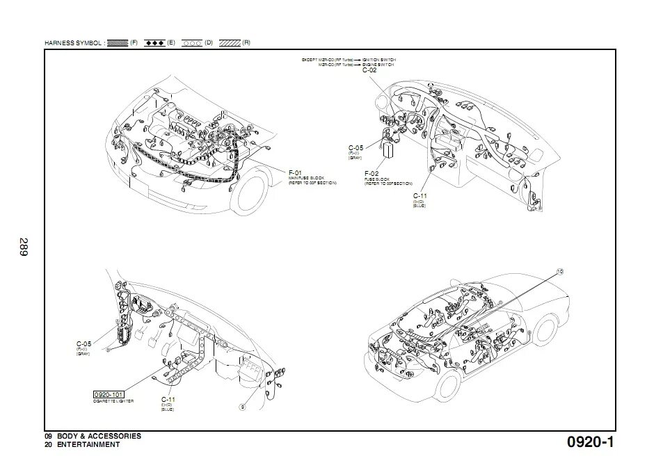 Проводка мазда 6 gg схема Mazda 6 (I-е поколение) Принципиальная схема. Подсветка пепельницы Mazda 6 - Фор