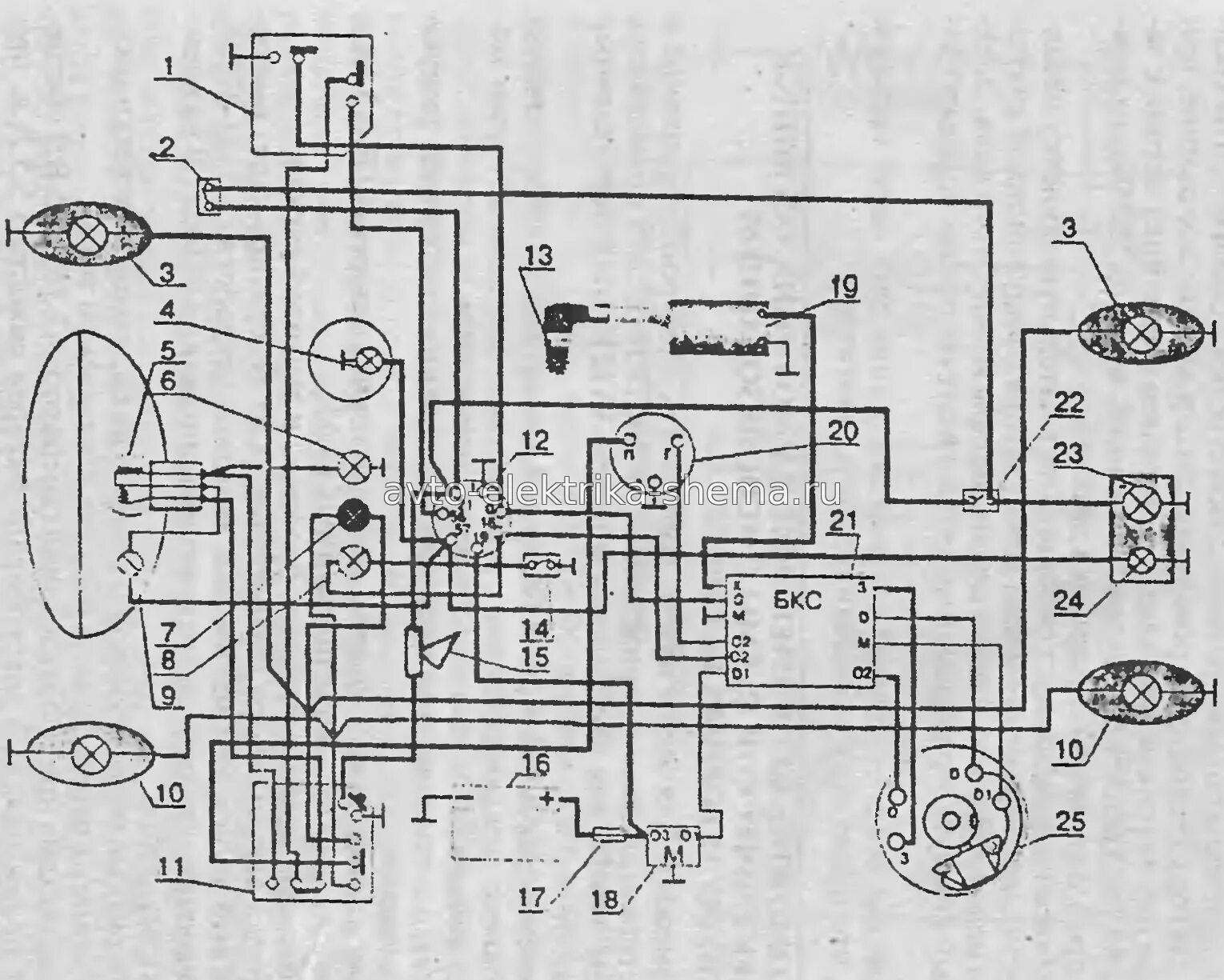 Проводка мотоцикла минск 12 вольт схема подключения Схема электрооборудования мотоциклов Минск