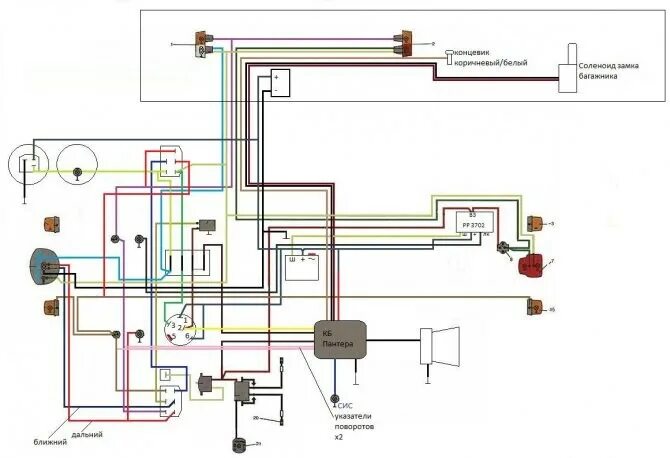 Проводка мотоцикла урал схема подключения 12 Как Сделать Проводку на Мотоцикл Урал 12 Вольт * Электрическая схема