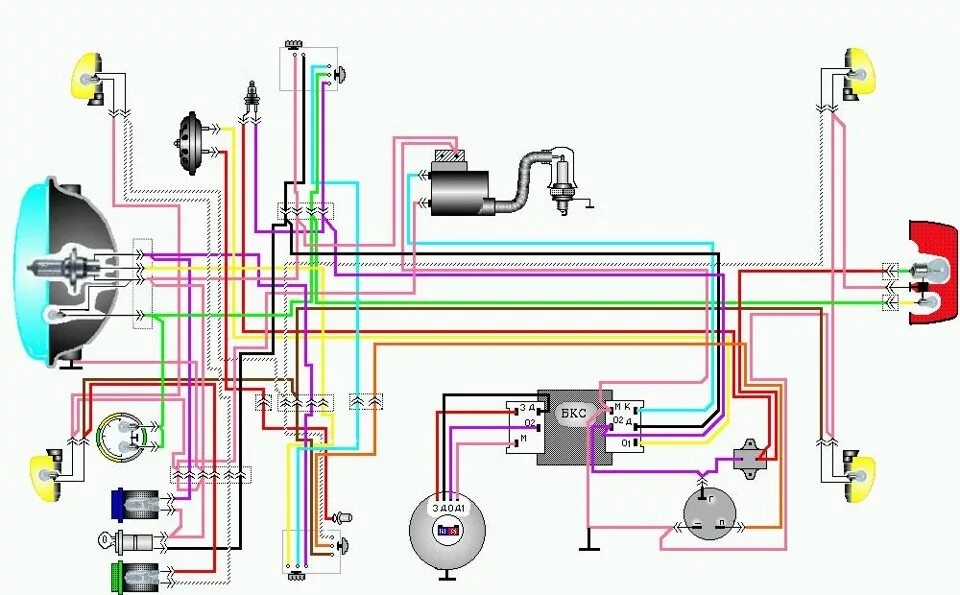 Проводка мотоцикла восход 3м схема Сова, и её новая жизнь. ЗАВЕЛ! ! ! - DRIVE2